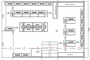 Top 8+ Bản vẽ thiết kế cửa hàng tiện lợi bố trí khoa học